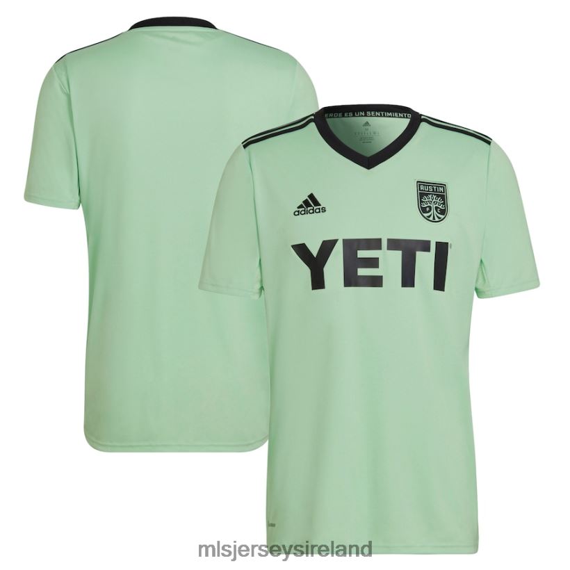 Jersey Austin FC Adidas Mint 2022 The Sentimiento Kit Replica Blank Jersey Men MLS Jerseys RR22VR187