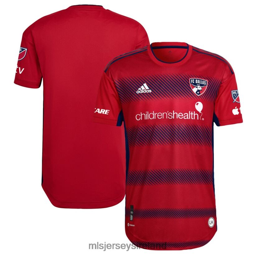 Jersey FC Dallas Adidas Red 2023 Crescendo Kit Authentic Jersey Men MLS Jerseys RR22VR98