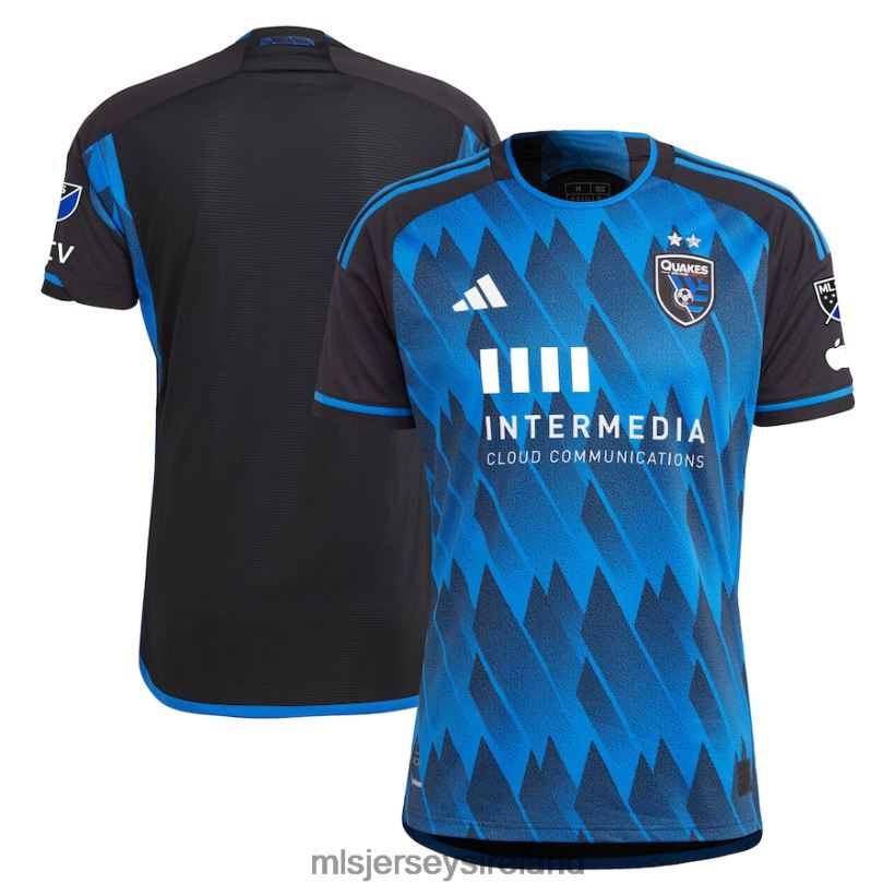 Jersey San Jose Earthquakes Adidas Blue 2023 Active Fault Jersey Authentic Jersey Men MLS Jerseys RR22VR41