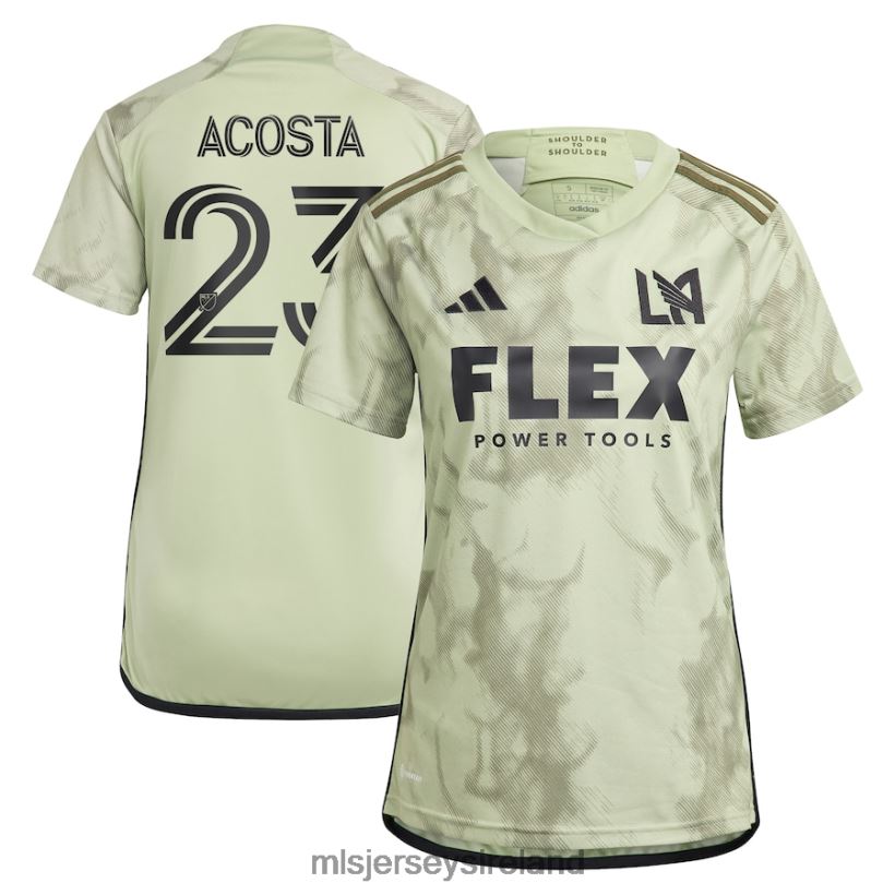 Jersey LAFC Kellyn Acosta Adidas Green 2023 Smokescreen Replica Player Jersey Women MLS Jerseys RR22VR1051