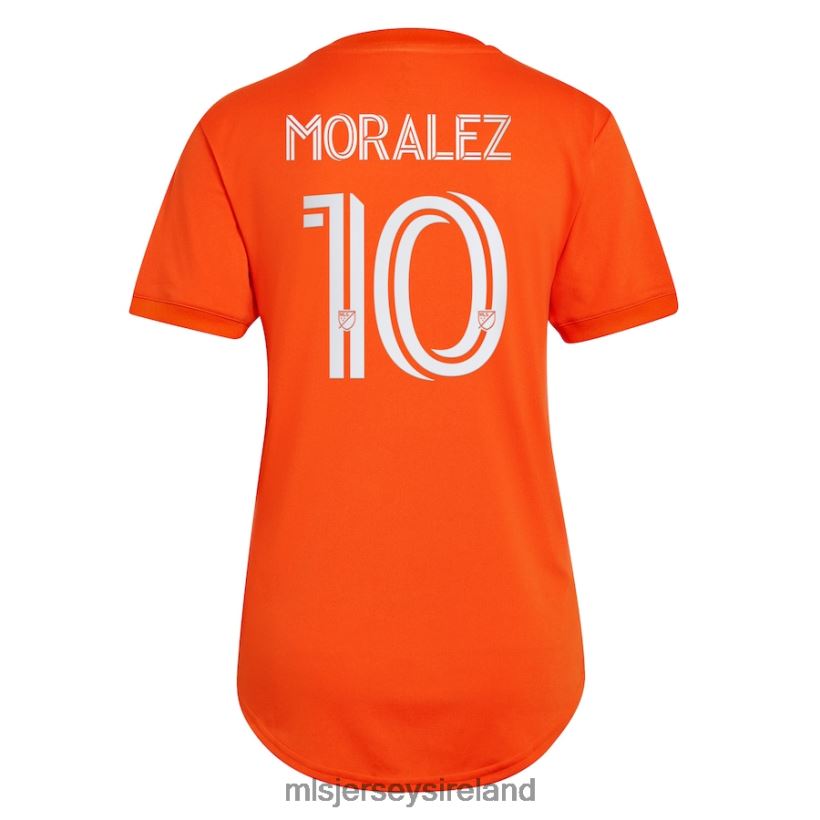 Jersey New York City FC Maximiliano Moralez Adidas Orange 2022 The Volt Kit Replica Player Jersey Women MLS Jerseys RR22VR954