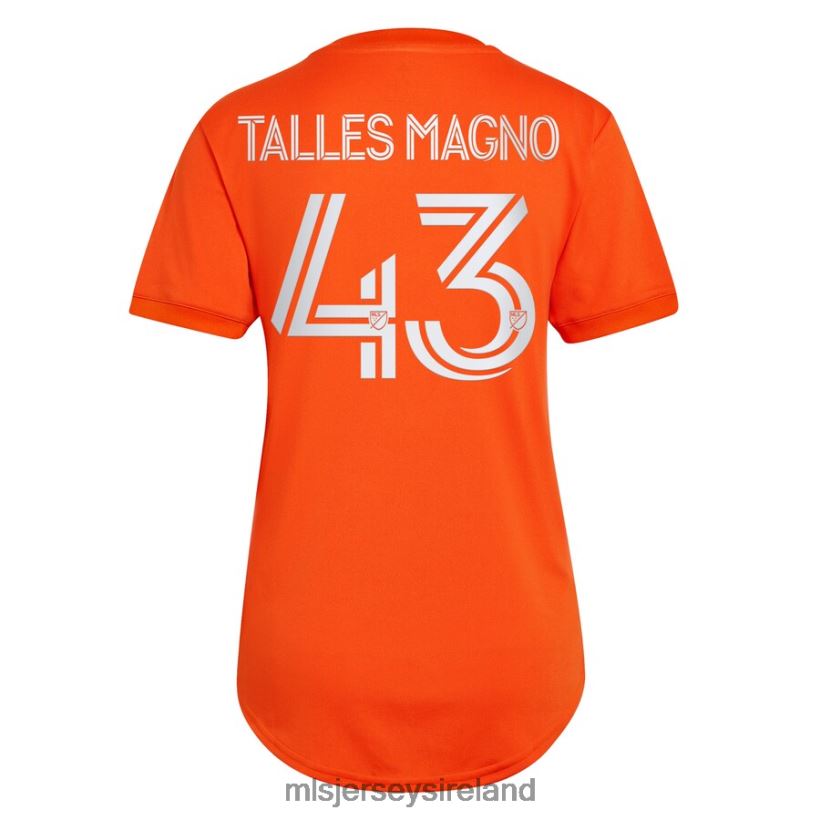 Jersey New York City FC Talles Magno Adidas Orange 2022 The Volt Kit Replica Player Jersey Women MLS Jerseys RR22VR1226