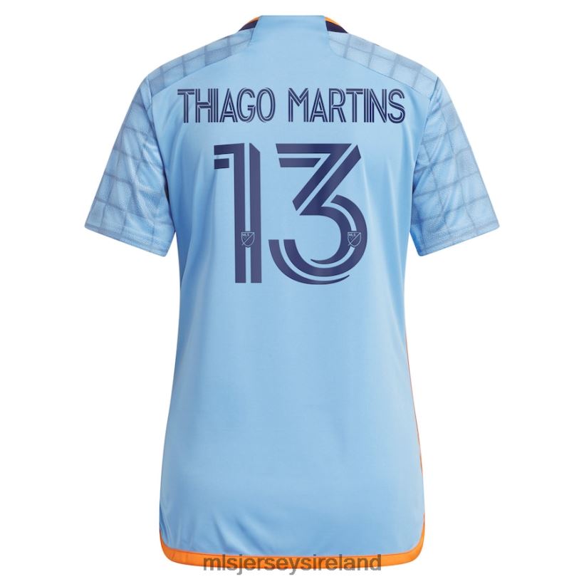 Jersey New York City FC Thiago Martins Adidas Light Blue 2023 The Interboro Kit Replica Player Jersey Women MLS Jerseys RR22VR1113